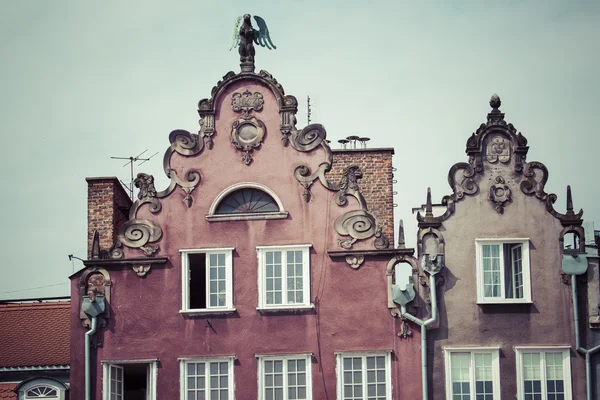 Casas coloridas en Gdansk, Polonia —  Fotos de Stock