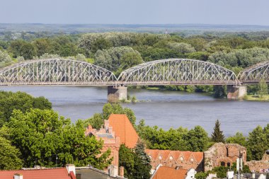 Polonya - Torun, şehir Vistula Nehri Pomerania arasında bölünür 