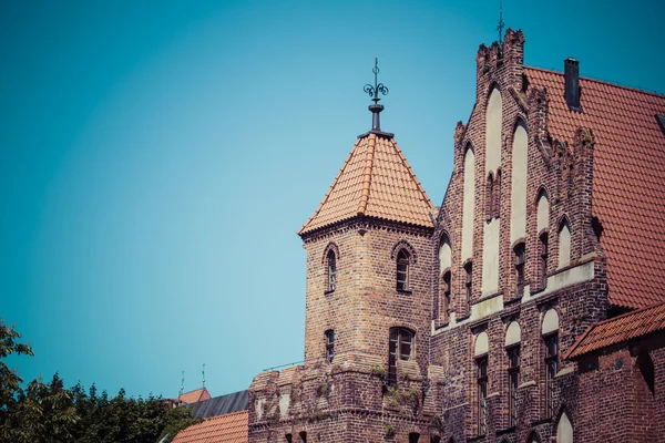 Traditionell arkitektur i berömda polska city, torun, Polen. — Stockfoto