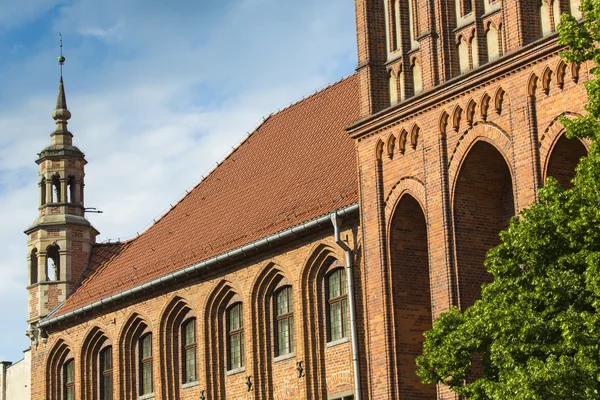 Architettura tradizionale nella famosa città polacca, Torun, Polonia . — Foto Stock