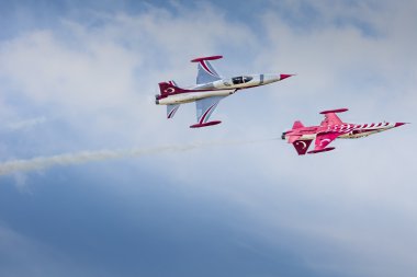 Poznan, Polonya - 14 Haziran: akrobasi grubu oluşumu 