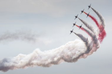 Poznan, Polonya - 14 Haziran: akrobasi grubu oluşumu 