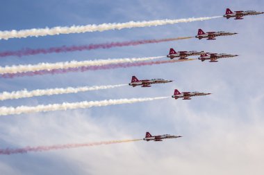 Poznan, Polonya - 14 Haziran: akrobasi grubu oluşumu 