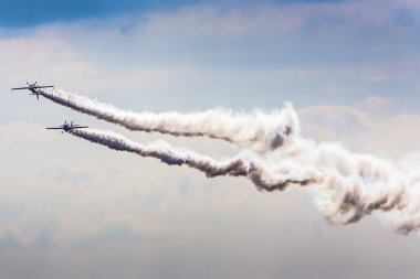 Poznan, Polonya - 14 Haziran: akrobasi grubu oluşumu 