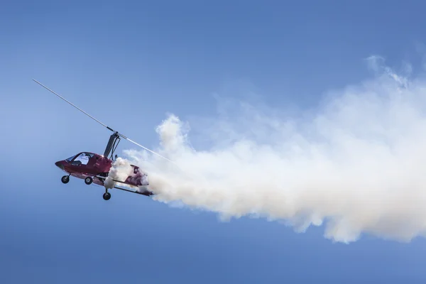 POZNAN, POLAND - JUNE 14: Aerobatic group formation 