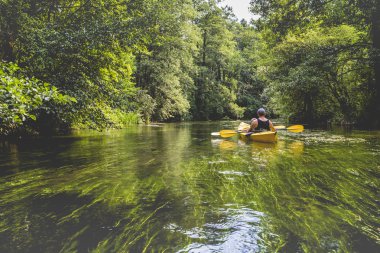 Rospuda Nehri üzerinde Polonya Kayak