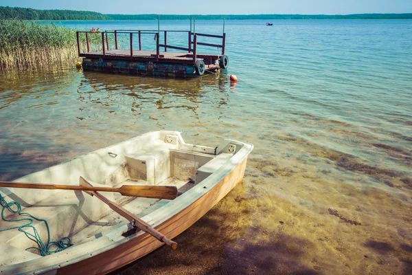 Lago Goldopiwo en Masuria en Polonia . — Foto de Stock