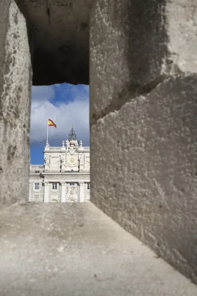 MADRID, SPAGNA - 06 DICEMBRE 2014: Palazzo Reale di Madrid — Foto Stock