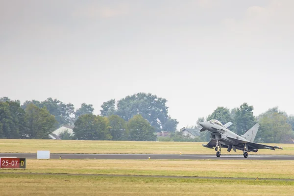 RADOM, POLAND - AUGUST 23: Italian EFA-2000 Eurofighter Typhoon — Stock Photo, Image