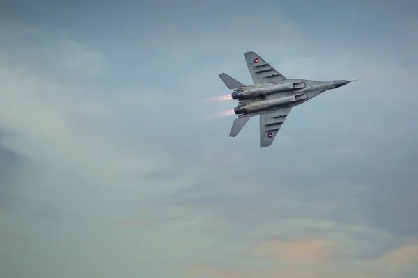 RADOM, POLAND - AUGUST 23: Slovakian Air Force MiG-29 solo displ — Stock fotografie