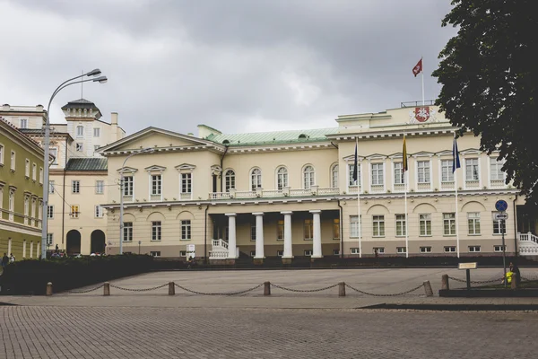 Pałac Prezydencki w Wilnie, oficjalną rezydencją th — Zdjęcie stockowe