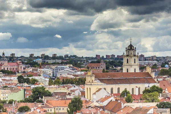 Vilnius eski kasaba cityscape, Litvanya