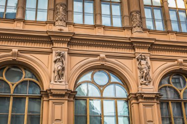 bir art nouveau mimari tarzı şehrin riga, Letonya