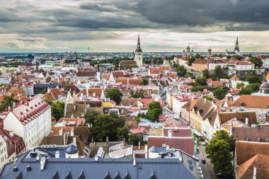 Tallinn, Estonya eski şehir '.