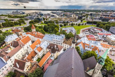 Tallinn, Estonya eski şehir '.