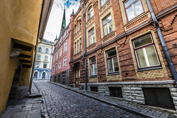 Old Street de Tallinn Estónia — Fotografia de Stock