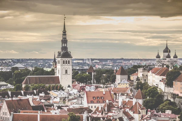 Tallinn, estland an der alten stadt. — Stockfoto