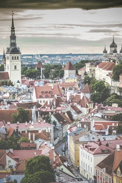 Tallinn, Estland op de oude stad. — Stockfoto
