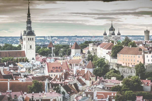Tallinn, estland an der alten stadt. — Stockfoto