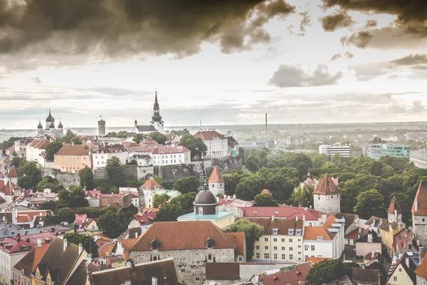Tallinn, Estónia na cidade velha . — Fotografia de Stock