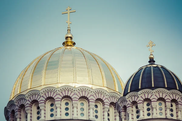 De geboorte van Christus kathedraal in Riga. Letland — Stockfoto