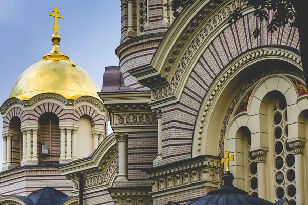 La Cattedrale della Natività di Cristo a Riga. Lettonia — Foto Stock