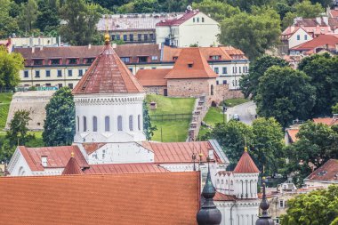 Vilnius eski kasaba cityscape, Litvanya