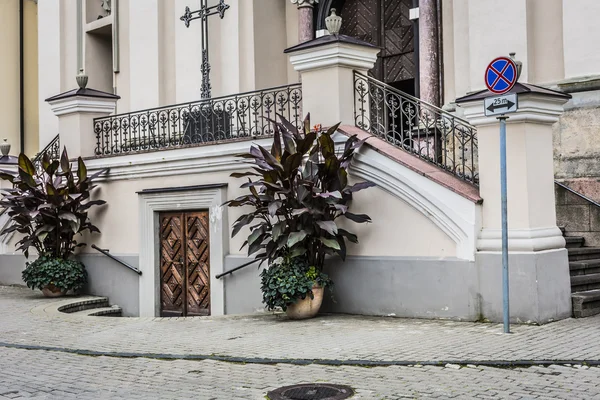 Vilnius oldtown street, Lituania — Foto de Stock