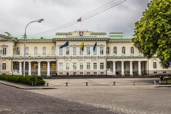 Prezidentský palác ve Vilniusu, oficiální sídlo th — Stock fotografie