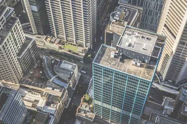 A légi felvétel a Sydney Tower-Sydney Ausztrália — Stock Fotó