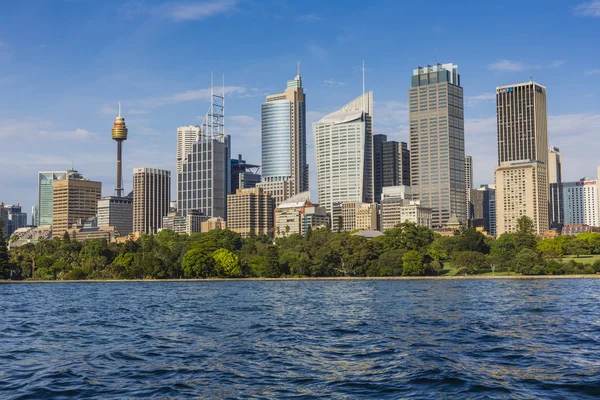 Şehir merkezi iş bölgesi ile Sidney manzarası. — Stok fotoğraf