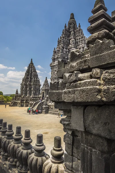Prambanan tempel nabij Yogyakarta op Java eiland, Indonesië — Stockfoto