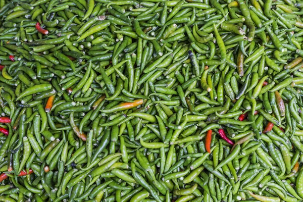 Yeşil biber, closeup görünümü — Stok fotoğraf