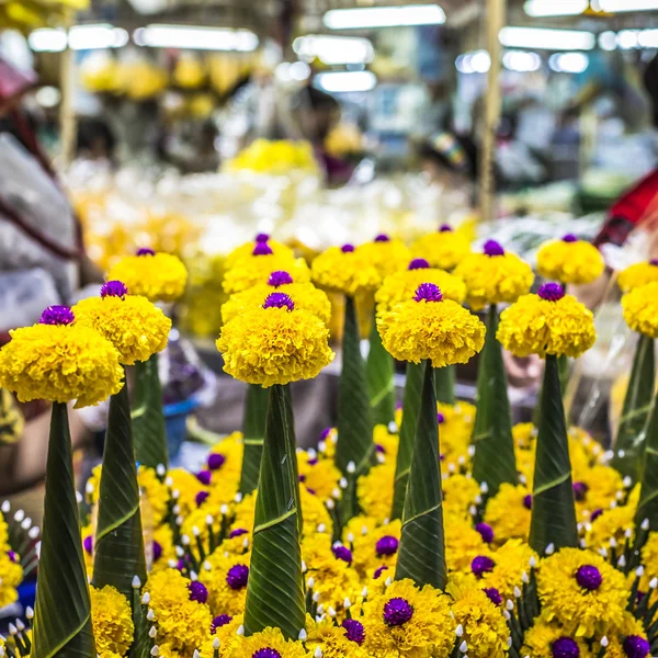 Floral market in Bangkok, Thailand. — Stock Photo, Image