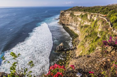 uluwatu Tapınağı, bali, Endonezya, sahil.