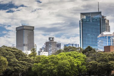 Sydney, Avustralya - 27 Ekim: Gölgeli park - recrea için bir yer