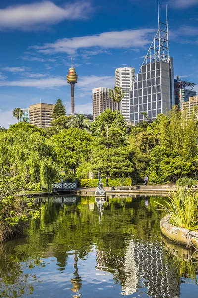 SYDNEY, AUTRICHE - 27 OCTOBRE : Parc ombragé - un lieu de loisirs — Photo