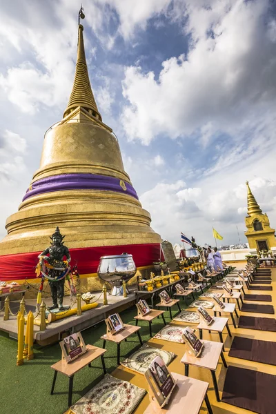 The Stupa at the top of Wat Saket, also known as the Golden Moun