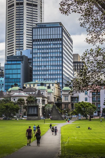 Sydney, Austrálie - říjen, 27: Stinný park - místo pro znovu v graf — Stock fotografie