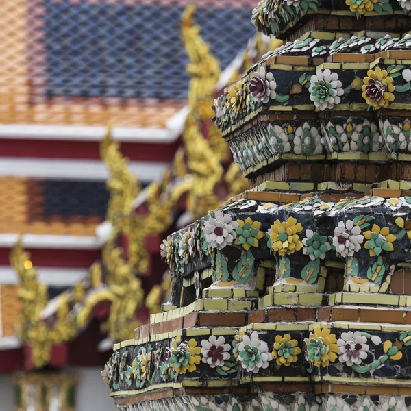 Piękna świątynia Wat Pho w Bangkok Tajlandia — Zdjęcie stockowe