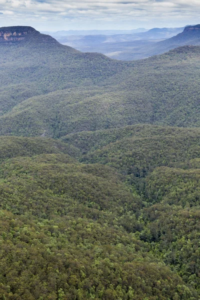 Słynnej formacji skalnej trzy siostry w Blue Mountains — Zdjęcie stockowe