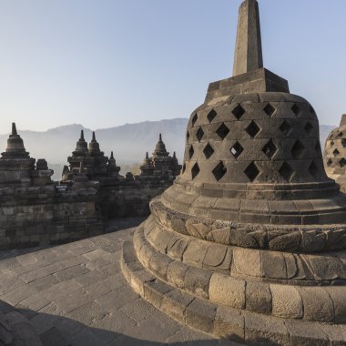 Borobudur Tapınağı karmaşık Adası, Java Endonezya t