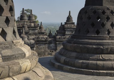 Borobudur Tapınağı karmaşık Adası, Java Endonezya t
