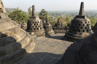 Borobudur Tapınağı karmaşık Adası, Java Endonezya t