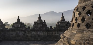 Borobudur Tapınağı karmaşık Adası, Java Endonezya t