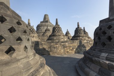 Borobudur Tapınağı karmaşık Adası, Java Endonezya t