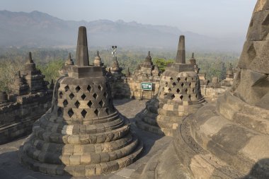 Borobudur Tapınağı karmaşık Adası, Java Endonezya t