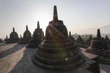 Borobudur Tapınağı karmaşık Adası, Java Endonezya t
