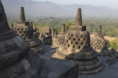 Borobudur Tapınağı karmaşık Adası, Java Endonezya t