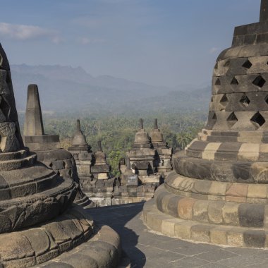 Borobudur Tapınağı karmaşık Adası, Java Endonezya t